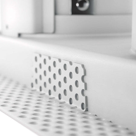 Doppio-Faretto-Da-Incasso-Moderno-Atom-Rettangolare-Alluminio-Bianco-2-Luci