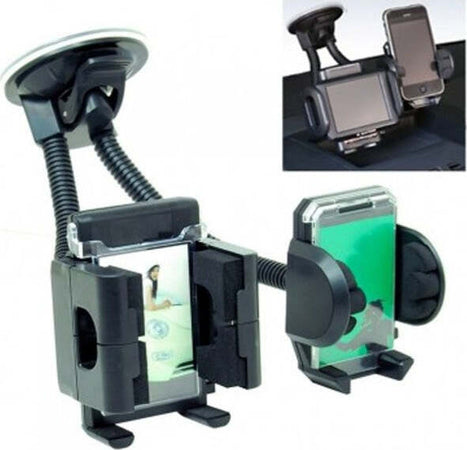 Doppio Supporto Ventosa Auto Per Cellulare Telefonino Navigatore Universale Elettronica/Elettronica per veicoli/Accessori/Accessori per cellulari/Alloggiamenti Trade Shop italia - Napoli, Commerciovirtuoso.it