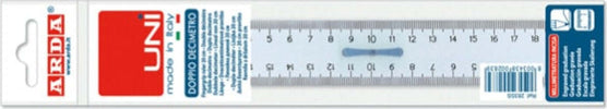 Doppiodecimetro Uni 283SS - con pomello - Arda Cancelleria e prodotti per ufficio/Scuola e materiale didattico/Materiale scolastico/Righelli e squadre Eurocartuccia - Pavullo, Commerciovirtuoso.it