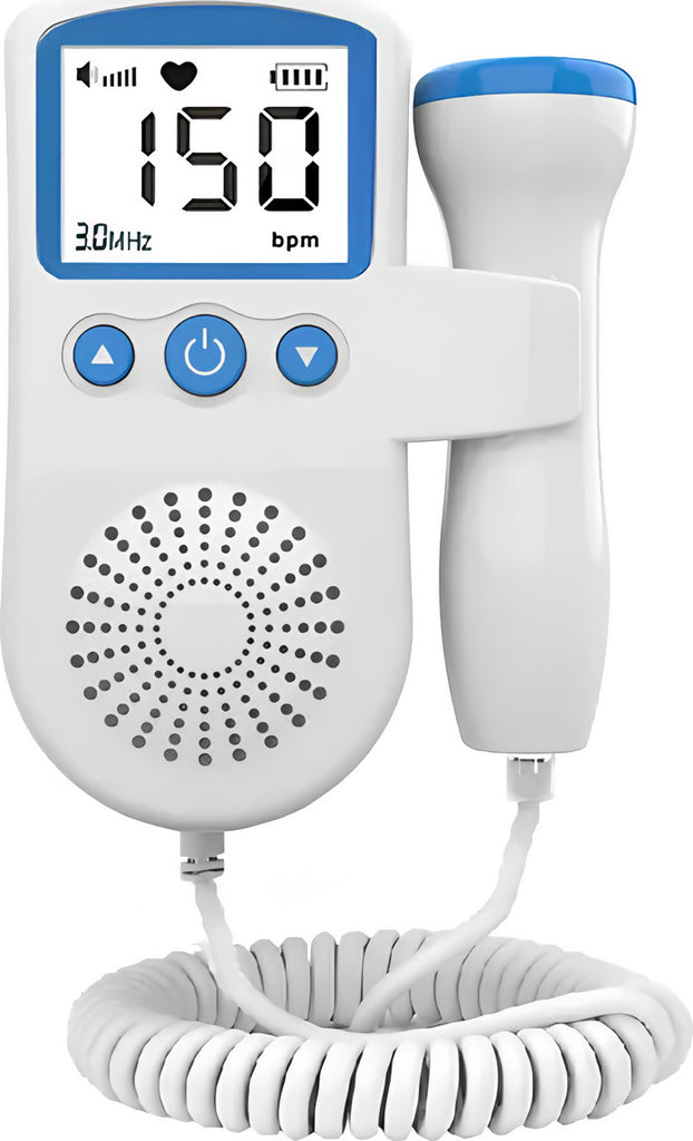 HTN - Baby Lcd Detector Ad Ultrasuoni Fetale Prenatale Monitoraggio Della Frequenza Cardiaca Per Bambini Copaz 8454619031740 - Foto 10