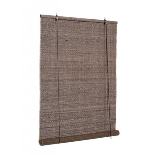 Tenda Dora Marrone in bamboo, barre in legno e filo di poliestere copertura 75%