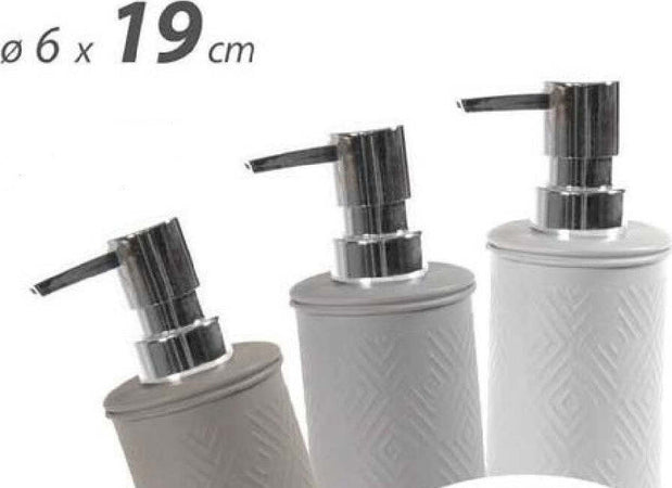 Dosatore Porta Sapone Liquido Dispenser Metallo Rombo Colori Ass. 6x19cm 783340 Casa e cucina/Bagno/Accessori per il bagno/Dosatori e porta accessori/Portasapone Trade Shop italia - Napoli, Commerciovirtuoso.it