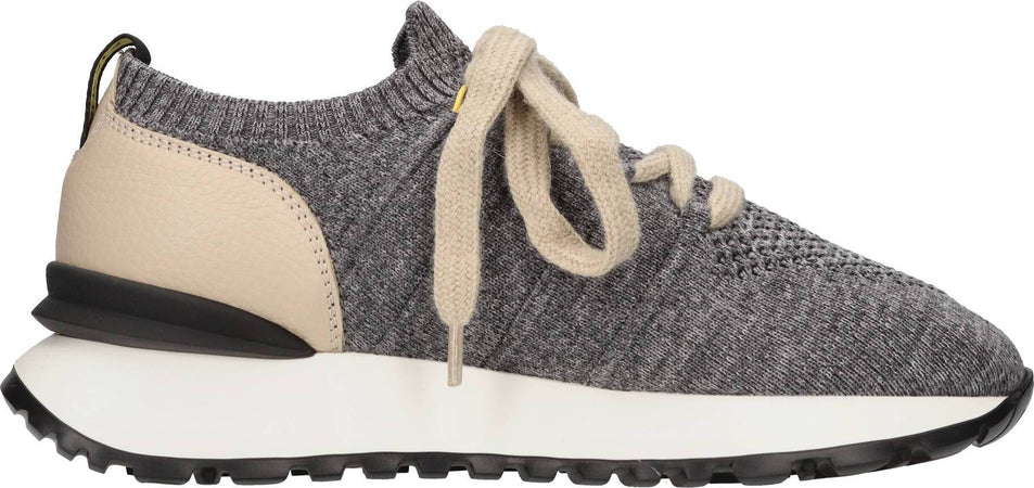 Doucal's-Sneakers-Grigio-da-donna