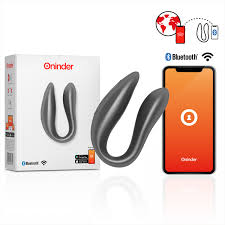 Oninder Lisboa Nero Stimolatore Punto G Clitoride App Bluetooth IPX7 USB