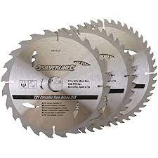 Lame per seghe circolari in TCT da 24, 40, 48 denti 3 p.zi 210 x 30 anelli 25 e 16 mm freeshipping - Eternal Brico