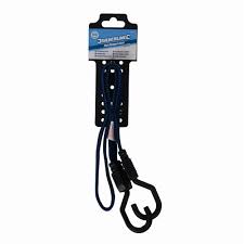 Corda elastica piatta con gancio in acciaio ricoperto in plastica 889 mm silverline freeshipping - Eternal Brico