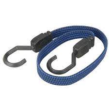 Corda elastica piatta con gancio in acciaio ricoperto in plastica 889 mm silverline Silverline