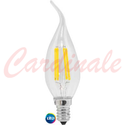 LAMPADA LED A FILAMENTO MOD COLPO DI VENTO 4W E14 400Lm 2700K Lampade Faretti Eternal Brico