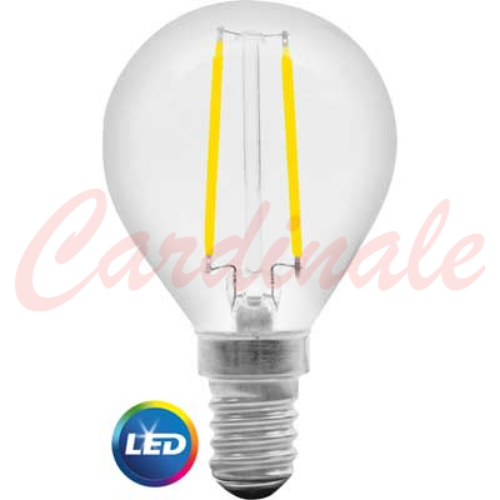 LAMPADA LED A FILAMENTO MOD SFERA E14 4W 400Lm 2700K Lampade Faretti Led Ideal star
