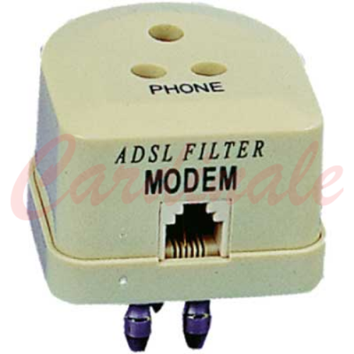 SPINA/PRESA TELEFONICA TRIPOLARE CON FILTRO ADSL Accessori Telefonia Eternal Brico