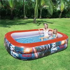 Piscina gonfiabile "family" Star Wars da giardino e veranda 175 x 276 cm