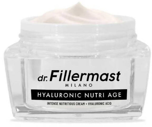 Dr. Fillermast Hyaluronic Nutri Age 30ml Crema Viso Acido Ialuronico Anti Rughe Idratante con vitamina E