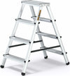 Drabest-Scala-A-3/4/5-Gradini-In-Alluminio-Bifacciale-Per-Uso-Domestico---Portata-125kg