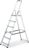 Drabest-Scala-Domestica-3/4/5/6/7/8-Gradini-In-Alluminio-Con-Arco-Atecnica-Sca04p-Portata-125-Kg