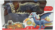 Draghi-Di-Fuoco-Dinosauro-Cammina-Con-Luci-Suoni-Giocattolo-Gioco-Bambini