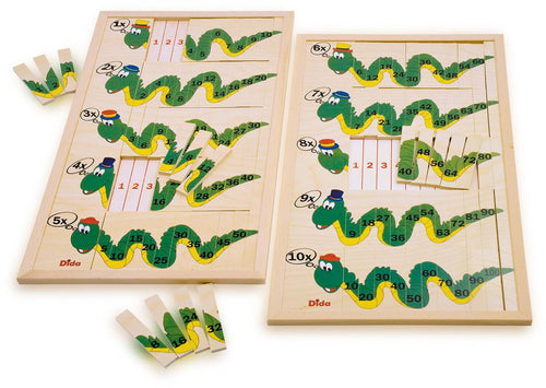 Draghi Tabelline Gioco per Bambini in Legno Metodo Montessori Dida