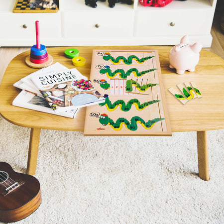Draghi Tabelline Gioco per Bambini in Legno Metodo Montessori Dida