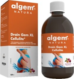 Drain-Gem-XL-Cellulite-integratore-alimentare-500-ml-Algem-Natura