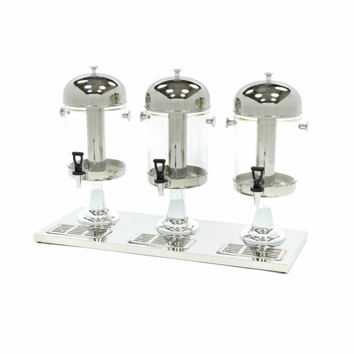 Dispensatore di Bevande - 3 x 8L - Tubo di Raffreddamento Centrale - Funziona Senza Potenza