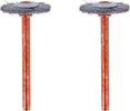 DREMEL---2-SPAZZOLE-IN-ACCIAIO-INOSSIDABILE-DIAM.-19MM