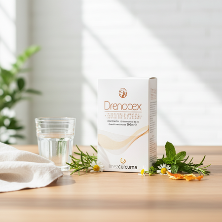 Integratore Drenante e Remineralizzante ABROS Drenocex 12 Flaconcini da 30 ml