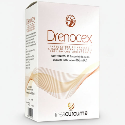 Integratore Drenante e Remineralizzante ABROS Drenocex 12 Flaconcini da 30 ml