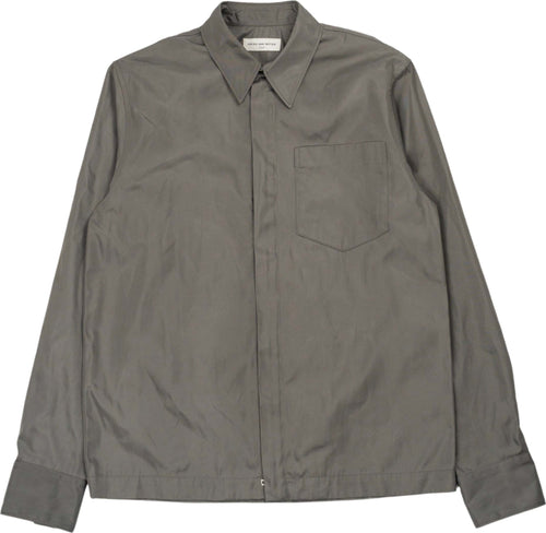 DRIES-VAN-NOTEN-Corran-Shirt-in-Grey-da-uomo