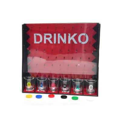 Gioco da tavola Drinko con 6 bicchieri in scatola regalo