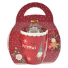 Tazza in ceramica natalizia con confezione regalo da 340 mL Ø 8,3 x 11,5 x h 10,5 cm