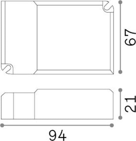 Driver-Dali-Fly-Materie-Plastiche-32W-700Ma