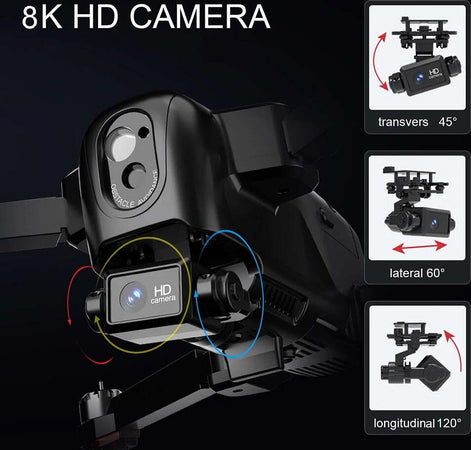 Drone Quadcopter Wifi Gts01 Gps Fotocamera Ultra 8k Con Controller Smartphone Giochi e giocattoli/Veicoli/Radiocomandati e telecomandati/Velivoli/Droni Trade Shop italia - Napoli, Commerciovirtuoso.it