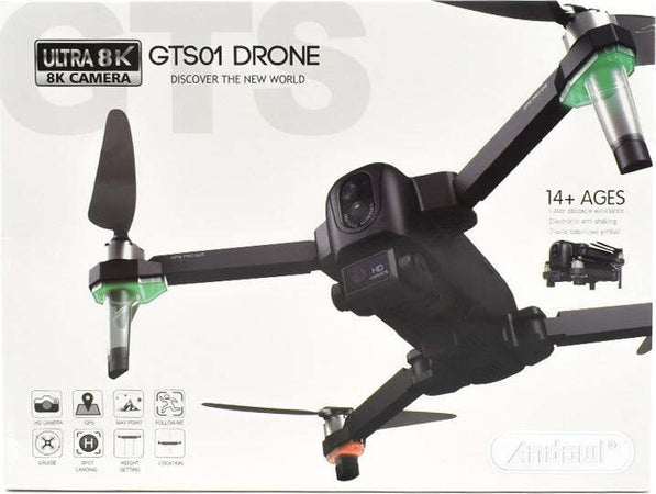 Drone Quadcopter Wifi Gts01 Gps Fotocamera Ultra 8k Con Controller Smartphone Giochi e giocattoli/Veicoli/Radiocomandati e telecomandati/Velivoli/Droni Trade Shop italia - Napoli, Commerciovirtuoso.it
