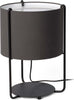 DRUM Lampada da tavolo nera/grigio Illuminazione/Illuminazione per interni/Lampade/Lampade da tavolo e abat-jour Led Mall Home - Napoli, Commerciovirtuoso.it