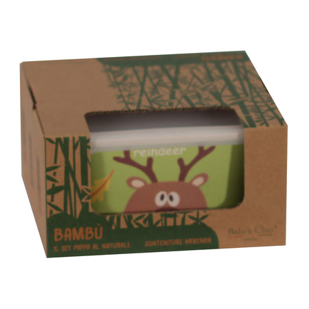 Contenitore Merenda Tris - Cervo Baby's Clan