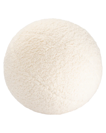 Cuscino Wigiwama Cream White Ball Cushion