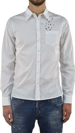 Dsquared-2-Camicia-Bianca-Uomo-Logo-Mod.S74DL0649S36275961-da-uomo
