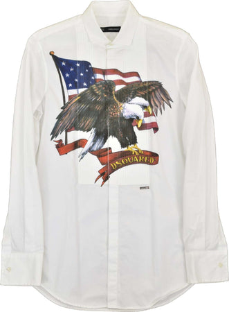 Dsquared-2-Camicia-Bianca-Uomo-Stampa-Grafica-Mod.S71DL0489S35244102-da-uomo