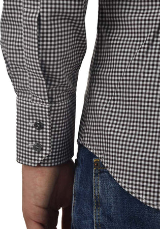 Dsquared-2-Camicia-Marrone-Uomo-Quadretti-Mod.-S74DL0535S41785143-da-uomo