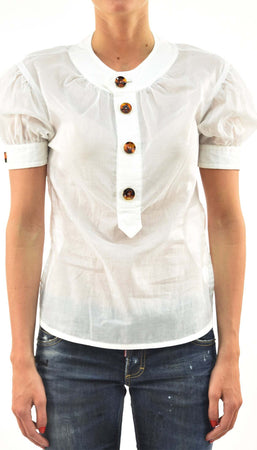 Dsquared-2-Camicietta-Bianca-Donna-Bottoni-Mod.S75DL0183S35278010-da-donna