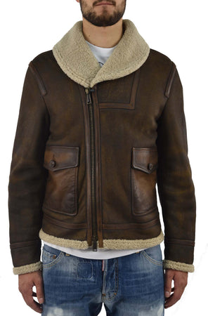 Dsquared-2-Cappotto-Montone-Corto-Marrone-Uomo-Mod.S74AM0402SX7948143-da-uomo