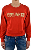 Dsquared-2-Felpa-Rossa-Uomo-Cotone-Logo-Mod.S74GC0635S21713307-da-uomo