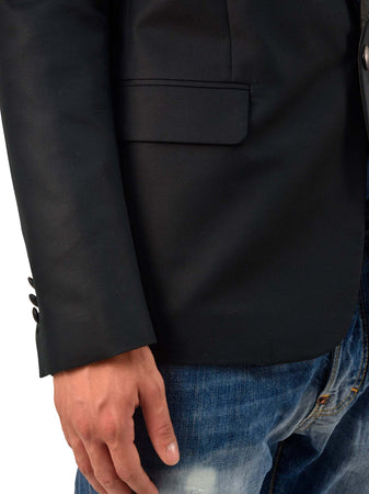 Dsquared-2-Giacca-Blazer-Nera-Uomo-Cotone-Mod.S71BN0462S36606090-da-uomo