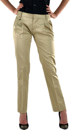 Dsquared-2-Pantalone-Beige-Donna-Cotone-Cerniera-Mod.73KA14238104020-da-donna