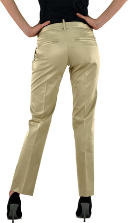 Dsquared-2-Pantalone-Beige-Donna-Cotone-Cerniera-Mod.73KA14238104020-da-donna