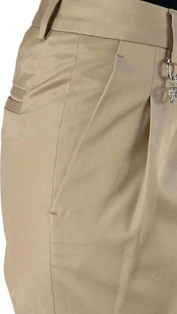 Dsquared-2-Pantalone-Beige-Donna-Cotone-Cerniera-Mod.73KA14238104020-da-donna