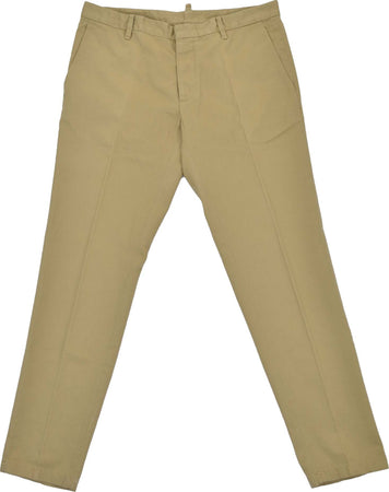 Dsquared-2-Pantalone-Beige-Uomo-Cotone-Bottoni-Mod.S74KA0568S37488020-da-uomo