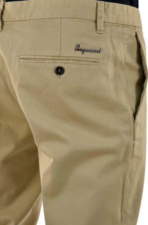Dsquared-2-Pantalone-Beige-Uomo-Cotone-Bottoni-Mod.S74KA0568S37488020-da-uomo