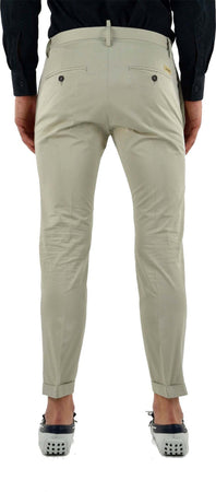 Dsquared-2-Pantalone-Beige-Uomo-Cotone-Bottoni-Mod.S74KA0618S41796800-da-uomo