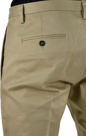 Dsquared-2-Pantalone-Beige-Uomo-Cotone-Bottoni-Mod.S74KA0630S39021115-da-uomo