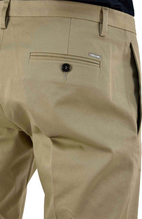 Dsquared-2-Pantalone-Beige-Uomo-Cotone-Bottoni-Mod.S74KA0630S39021115-da-uomo